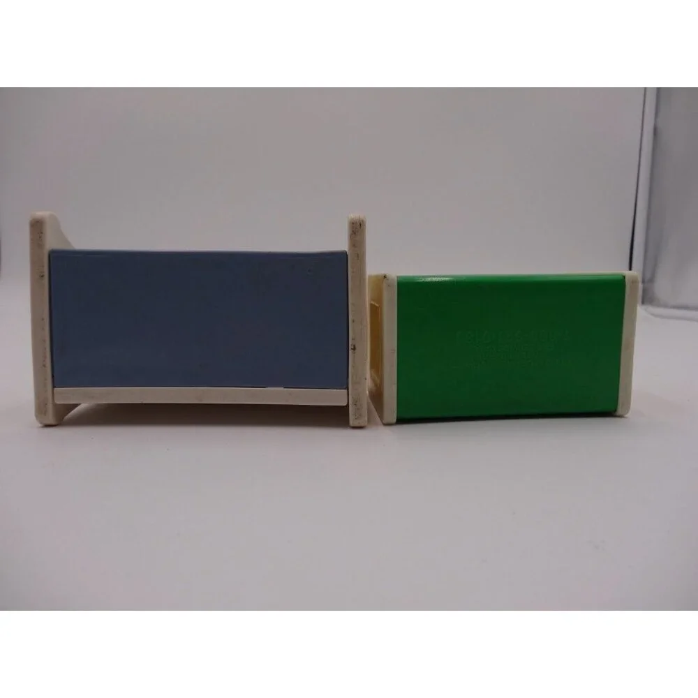 Little Tikes Dollhouse Toy Box Green White 4
